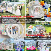 Tente dôme igloo de 3 m de long, tente à bulles gonflable luxueuse, location de tente pour fête, tente à bulles, maison à bulles