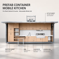 Cuisine de camping portable pour caravane, camping-car et site de vacances