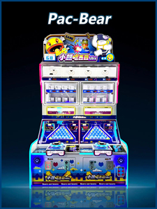 <span class=keywords><strong>Jeu</strong></span> <span class=keywords><strong>d</strong></span>'<span class=keywords><strong>arcade</strong></span> à monnayeur pour deux joueurs Bear <span class=keywords><strong>Pac</strong></span> <span class=keywords><strong>Man</strong></span>, machine à points sur le thème de l'ours mignon - Product Image 2