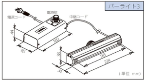 ไฟตรวจสอบรอยขีดข่วนแบบ LED รุ่น OTSUKA BARLIGHTIII-G, โคมไฟตรวจจับข้อบกพร่องแบบเส้นตรงสำหรับอุตสาหกรรม Barlite 3 - Product Image 5
