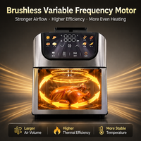Four à Friture à Air Chaud Multifonctionnel en Acier Inoxydable OEM ODM avec Écran Tactile pour Appareil Électrique de Cuisine Domestique