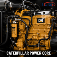 Groupe électrogène diesel silencieux 200kW 400kW 600kW 800kW, moteur Caterpillar, triphasé, ATS, démarrage à distance, 50/60Hz, pour usage industriel