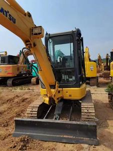 Miniexcavadora Usada Premium Komatsu PC35MR 3T, Fabricada en Japón, con Orugas de Goma, Ideal para Espacios Reducidos, Embalaje EPR_Germany - Product Image 3