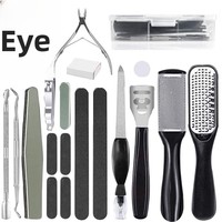 En stock : Kit de pédicure avec lime à ongles et ponceuse pour éliminer les peaux mortes et les callosités