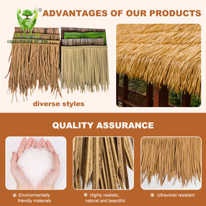 <span class=keywords><strong>Tegole</strong></span> Sintetiche in PE Effetto Paglia Ignifughe e Resistenti ai Raggi UV <span class=keywords><strong>per</strong></span> Coperture Artificiali di Ombrelloni, Ideali <span class=keywords><strong>per</strong></span> Tiki Bar e Decorazioni di Resort Tropicali - Product Image 4