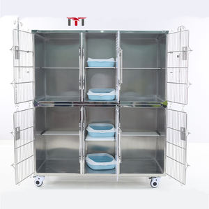 Mt Medische Huisdierenkliniek Veterinaire Behandeling Roestvrijstalen Kattenkooi Voor Dieren - Product Image 4