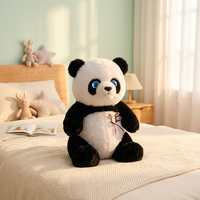 Nene Bear Grenzüberschreitender KI-Intelligenter Konversationsroboter Plüschtier Panda aus Korallenvlies-Material für Jugendliche (7-14 Jahre)