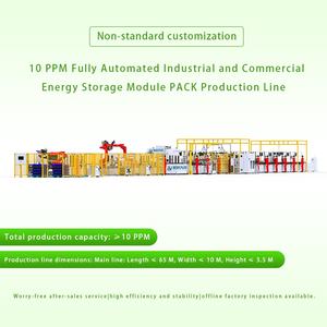 Línea de Ensamblaje de Módulos de Baterías de Iones de Litio Semi-Automática SUNKA LEAD 10PPM para Almacenamiento de Energía Industrial y Comercial - Product Image 3