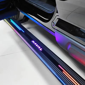 Marchepieds électriques en alliage d'aluminium avec éclairage LED coloré, installation sans perçage pour VW <span class=keywords><strong>Touareg</strong></span> <span class=keywords><strong>2022</strong></span>+ - Product Image 5