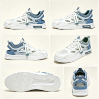 Chaussures de sport décontractées pour hommes, personnalisées, en maille respirante, à lacets, avec empeigne ajourée, légères, semelle antidérapante, pour l'été et l'extérieur