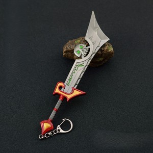 Modèle d'arme de l'Émissaire de la Cendre du jeu Warcraft, artisanat en métal, jouet pour enfants, décoration, couteaux de cuisine, aiguiseur de couteaux - Product Image 2