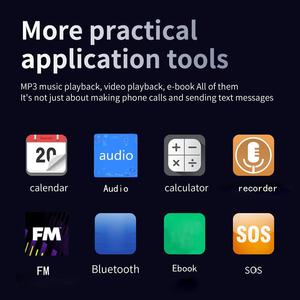 Nuevo Teléfono Flip S7 4G con Botón de Emergencia SOS, 4800mAh, Pantallas Dobles de 2.4"+1.44", 4G LTE, Doble SIM - Product Image 5