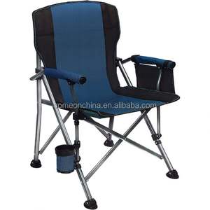 Portable Folding Outdoor <b>Camping</b> <b>Chairs</b> High Back Leisure Armchair Hiking Beach Fishing Garden Picnic <b>Recliner</b> 600D Padded - Product Image 3