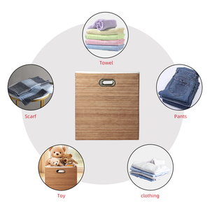 Cestini per biancheria in bambù con nuovo modello di 2025 durevole ecologico per la conservazione e il cambio di vestiti sporchi - Product Image 3