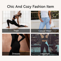 Paquete de 5 bragas de algodón transpirables sin costuras, invisibles, a prueba de efecto camel toe, de cintura media, para deportes y yoga, para mujer