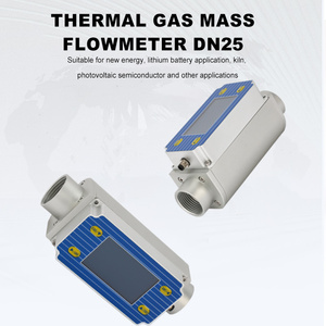 Thu nhỏ 24VDC Hợp kim nhôm khối lượng lưu lượng khí mét 4-20mA RS485 đầu ra 2000nl/MIN Độ chính xác ±(1.5 + 0.5fs) cho lưu lượng oxy - Product Image 5