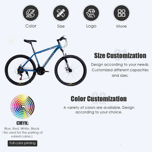 Vélo VTT Simple et Personnalisé de Haute Qualité <span class=keywords><strong>pour</strong></span> Hommes et Femmes, 26 Pouces, Frein à Disque en Aluminium, 21 Vitesses - Product Image 2