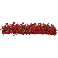 Hoogwaardige bruidsboeketten bloemenrij witte decoratie tafeldecoratie bloemenarrangement kunstbloemenloper