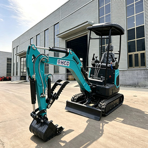 Mini-excavatrice hydraulique sur chenilles de 1 tonne pour travaux de paysagisme professionnels - Product Image 2