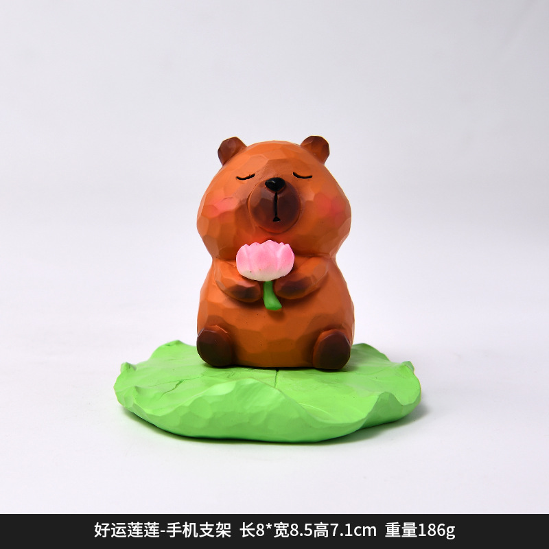 DY2272-1A Lucky Lotus - Mobile Phone Stand Ornament