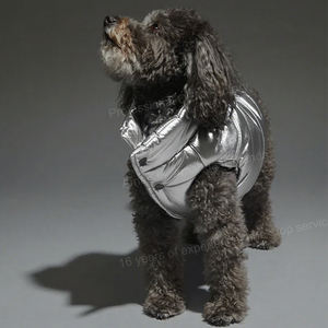 Evcil Hayvan Giysileri Kediler Köpekler Moda Parlak Peluş Kışlık Giyim Giyim Yelek Yumuşak - Product Image 3