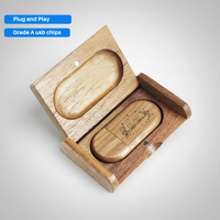 Pendrive de Madera Personalizado para Regalo de Boda, Memoria USB de 2.0, 8GB, 16GB, 32GB, 64GB, Unidad Flash USB de Madera