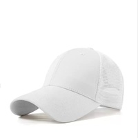 Venta caliente gorra de béisbol de dibujos animados sombrero de red de verano sombrero de pato conejo bordado 3D malla personalizada sombrero de camionero americano
