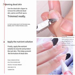 SunelPort Outils de manucure pour bébé, kit 3 pièces pour élimination des peaux mortes, ciseaux à lame courbée en acier inoxydable, repousse-cuticules portable large - Product Image 6