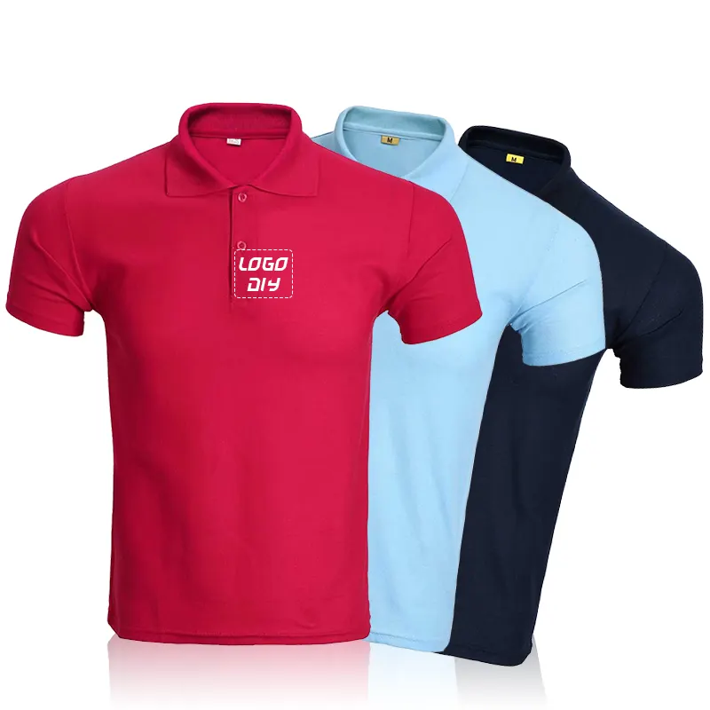 Verkoop Promotie Custom Logo Gedrukt Gesublimeerd Golf Polo T Shirt Custom Polo Shirt Voor Mannen