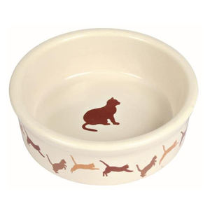 Calcomanía logotipo personalizado Ro Pet Cat Feeder tazón de cerámica blanca para perros Bienvenido personalizado para regalo de promoción - Product Image 6