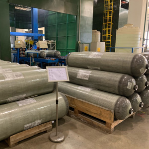 Cylindre de stockage d'hydrogène pour véhicule de type 3, 70 MPa, 62 L, réservoir de stockage d'hydrogène 700 bar - Product Image 1