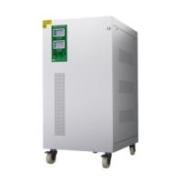 Stabilisateur de tension SVC triphasé TNS 30KVA à balais de charbon, régulateur automatique de tension AC 380V CE pour équipement industriel