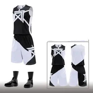 Abbigliamento sportivo uniformi OEM, abbigliamento sportivo stampato su misura, camicie da basket da uomo