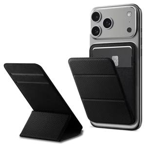 Minimalist PU Leather RFID Blocking Mag Safe Slim Magnetic Credit <b>Card</b> Case for iPhone with Phone <b>Stand</b> - Product Image 1