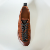 Chaussures de sport tendance en daim patchwork pour femmes, à lacets, avec bout rond antidérapant, légères, décontractées pour l'extérieur
