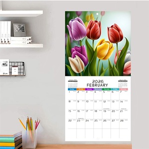 <span class=keywords><strong>Calendrier</strong></span> mural avec 13 jours fériés lunaires et du Nouvel An, en papier d'art pour affichage et promotion - Product Image 4