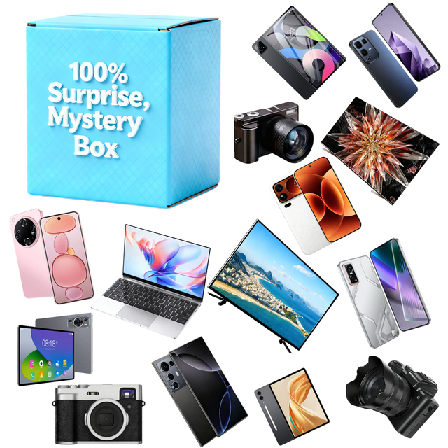 Lucky Electronics Advanced Mystery Box High Quality Smart Watches Popular Earbuds Earphones Hot Selling 3C Electronic 5 Items