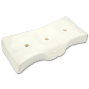 Label pribadi kustom kontur busa memori poliuretan bantal bulu mata Orthopedic Edik ekstensi bulu mata bantal tidur dengan lubang telinga - Product Image 3