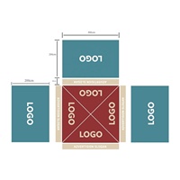 Tente de réception pliable imperméable, résistante aux UV et ignifuge avec structure en aluminium et tissu Oxford 600D - Tente d'événement de la marque IMPAC