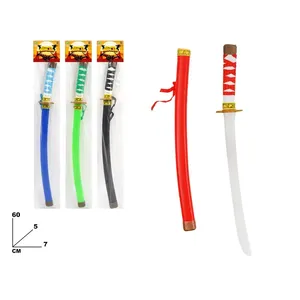 Épée de ninja jouet 60 cm en plastique avec fourreau pour enfants - Product Image 1