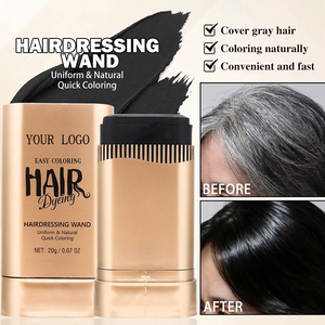 Bâton de retouche pour <span class=keywords><strong>cheveux</strong></span> gris, plastique, couvrance <span class=keywords><strong>temporaire</strong></span> instantanée, transparent incolore, 20g, OEM ODM, marque privée - Product Image 3