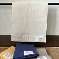 Serviette de bain en gaze 100% coton, douce, respirante, absorbante, multicolores, étiquette personnalisée pour la maison, l'hôtel, vente en gros