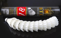 Volant de Badminton RSL DTL-81 Original, en Plumes, Durable, de Haute Qualité pour l'Entraînement, les Tournois et les Clubs de Badminton