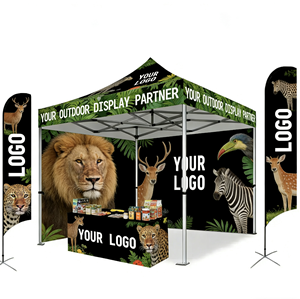 Carpa de Exhibición Plegable de Aluminio Resistente y Duradera de 10x10 pies <span class=keywords><strong>con</strong></span> Estructura de Aluminio y Lona Oxford, <span class=keywords><strong>Toldo</strong></span> Personalizado, Gazebo - Product Image 6