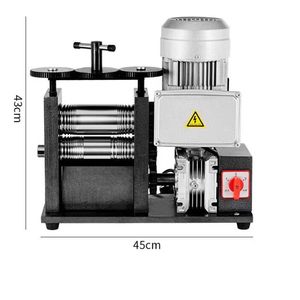 Gold <b>Silver</b> <b>Wire</b> Jewelry Making Machine New Condition 750W Electric Rolling Mills - Product Image 1