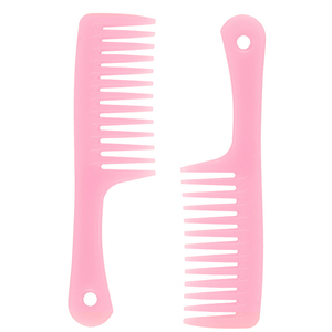 Peigne à dents larges professionnel personnalisé avec logo, grand peigne noir pour salon, démêle les <span class=keywords><strong>cheveux</strong></span> humides et secs, peigne de coiffure pour salon - Product Image 4