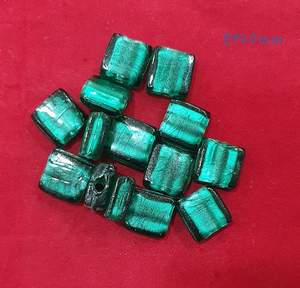 Perles en verre soufflé de Murano, forme ovale 11x19mm, couleurs personnalisées, pour la fabrication de bijoux, perles en vrac en boîte, en provenance d'Inde - Product Image 2