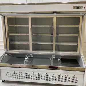 Escaparate de <span class=keywords><strong>cocina</strong></span> <span class=keywords><strong>para</strong></span> restaurante, nevera, puerta abierta <span class=keywords><strong>para</strong></span> mantener frutas y verduras frescas - Product Image 6