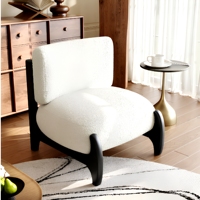 Fauteuil de loisirs en cuir français en solde, design moderne en bois massif, fauteuil inclinable individuel, portable pour hôtel