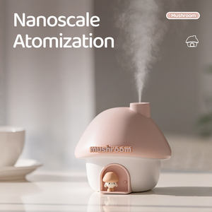 OEM regalo creativo encantador hongo humidificador casa recargable lámpara de proyección <span class=keywords><strong>aire</strong></span> fresco niebla agua humidificador - Product Image 2